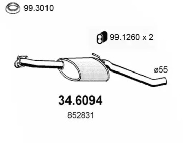 Амортизатор ASSO 34.6094