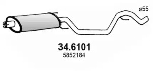 Амортизатор ASSO 34.6101