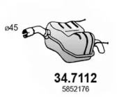 Амортизатор ASSO 34.7112