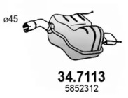 Амортизатор ASSO 34.7113