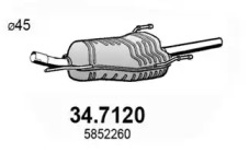 Амортизатор ASSO 34.7120