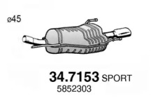 Амортизатор ASSO 34.7153