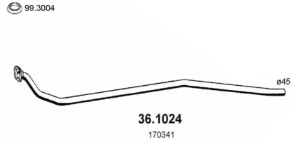 Трубка ASSO 36.1024