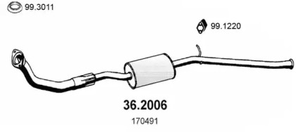 Амортизатор ASSO 36.2006