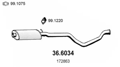 Амортизатор ASSO 36.6034