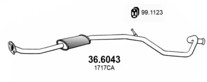 Амортизатор ASSO 36.6043