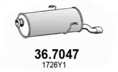 Амортизатор ASSO 36.7047