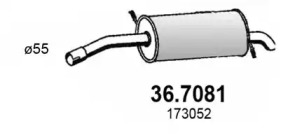 Амортизатор ASSO 36.7081