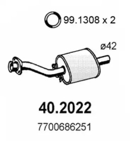 Амортизатор ASSO 40.2022