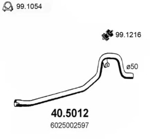 Трубка ASSO 40.5012