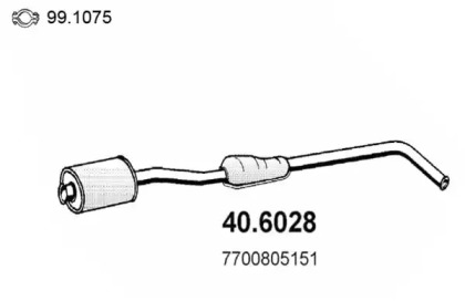 Амортизатор ASSO 40.6028