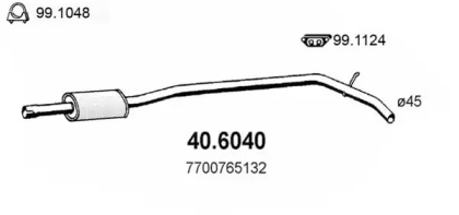 Амортизатор ASSO 40.6040