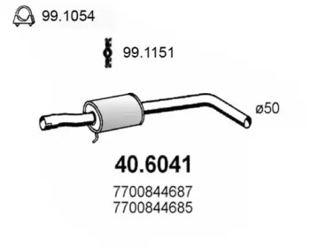 Амортизатор ASSO 40.6041