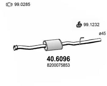 Амортизатор ASSO 40.6096