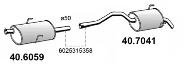 Амортизатор ASSO 40.7041