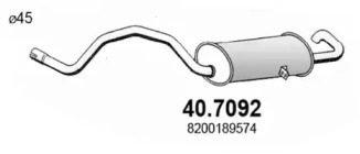 Амортизатор ASSO 40.7092