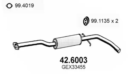 Амортизатор ASSO 42.6003