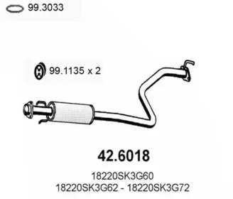 Амортизатор ASSO 42.6018