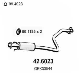 Амортизатор ASSO 42.6023