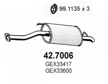 Амортизатор ASSO 42.7006