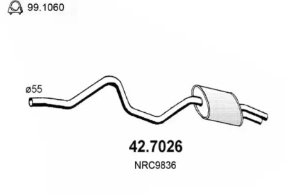 Амортизатор ASSO 42.7026