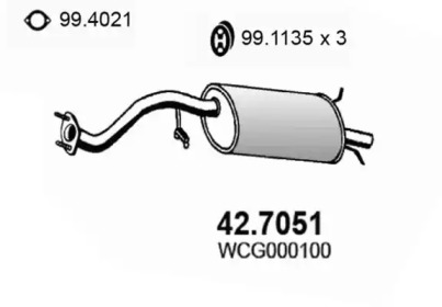 Амортизатор ASSO 42.7051