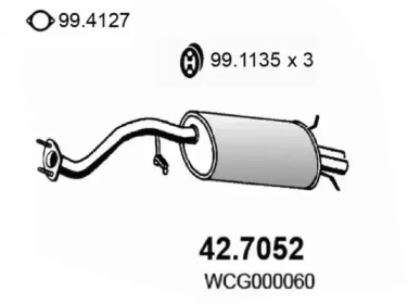 Амортизатор ASSO 42.7052