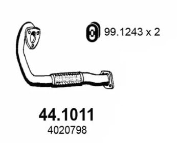 Трубка ASSO 44.1011