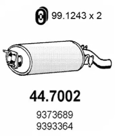 Амортизатор ASSO 44.7002