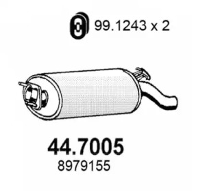 Амортизатор ASSO 44.7005