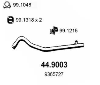 Трубка ASSO 44.9003