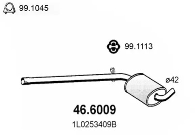 Амортизатор ASSO 46.6009