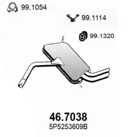 Амортизатор ASSO 46.7038