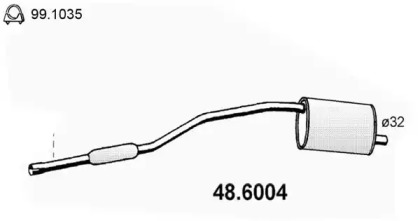 Амортизатор ASSO 48.6004