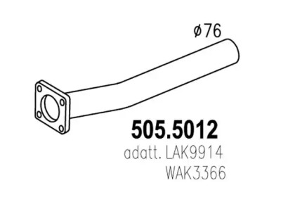 Трубка ASSO 505.5012