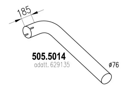 Трубка ASSO 505.5014