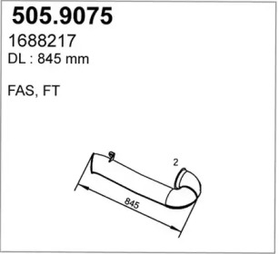 Трубка ASSO 505.9075