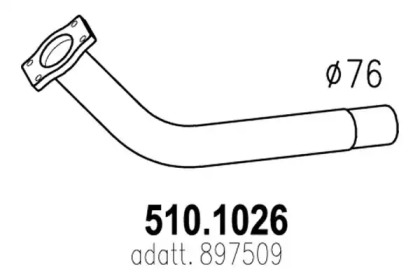 Трубка ASSO 510.1026