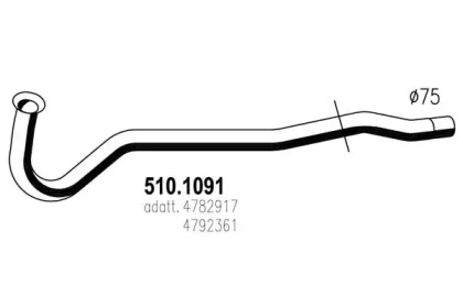 Трубка ASSO 510.1091