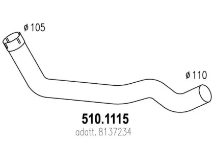 Трубка ASSO 510.1115