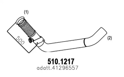 Трубка ASSO 510.1217