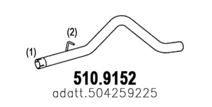 Трубка ASSO 510.9152