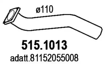 Трубка ASSO 515.1013