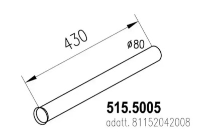 Трубка ASSO 515.5005