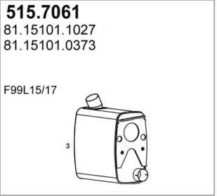 Фильтр ASSO 515.7061