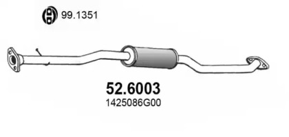 Амортизатор ASSO 52.6003