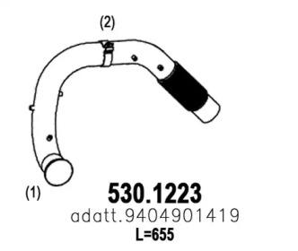 Трубка ASSO 530.1223