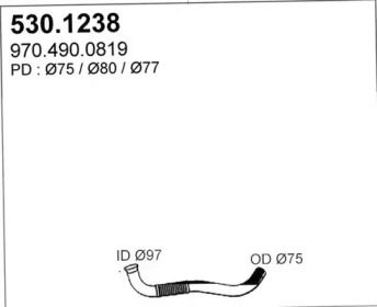 Трубка ASSO 530.1238