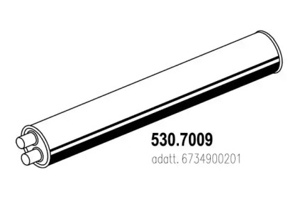 Амортизатор ASSO 530.7009