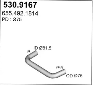 Трубка ASSO 530.9167